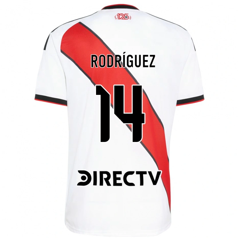 Danxen Heren Benjamín Rodríguez #14 Rood Wit Zwart Thuisshirt Thuistenue 2026/27 T-Shirt België