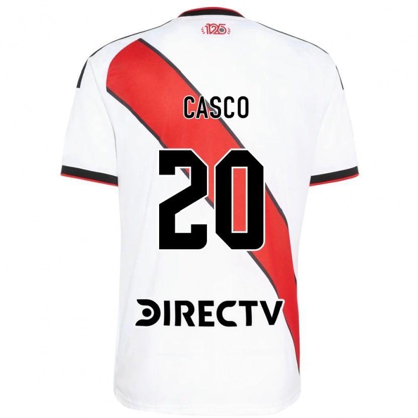 Danxen Heren Milton Casco #20 Rood Wit Zwart Thuisshirt Thuistenue 2026/27 T-Shirt België