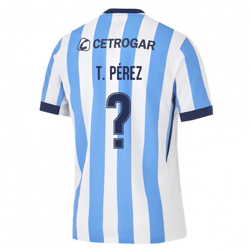 Danxen Heren Tomás Pérez #0 Lichtblauw Wit Zwart Thuisshirt Thuistenue 2026/27 T-Shirt België