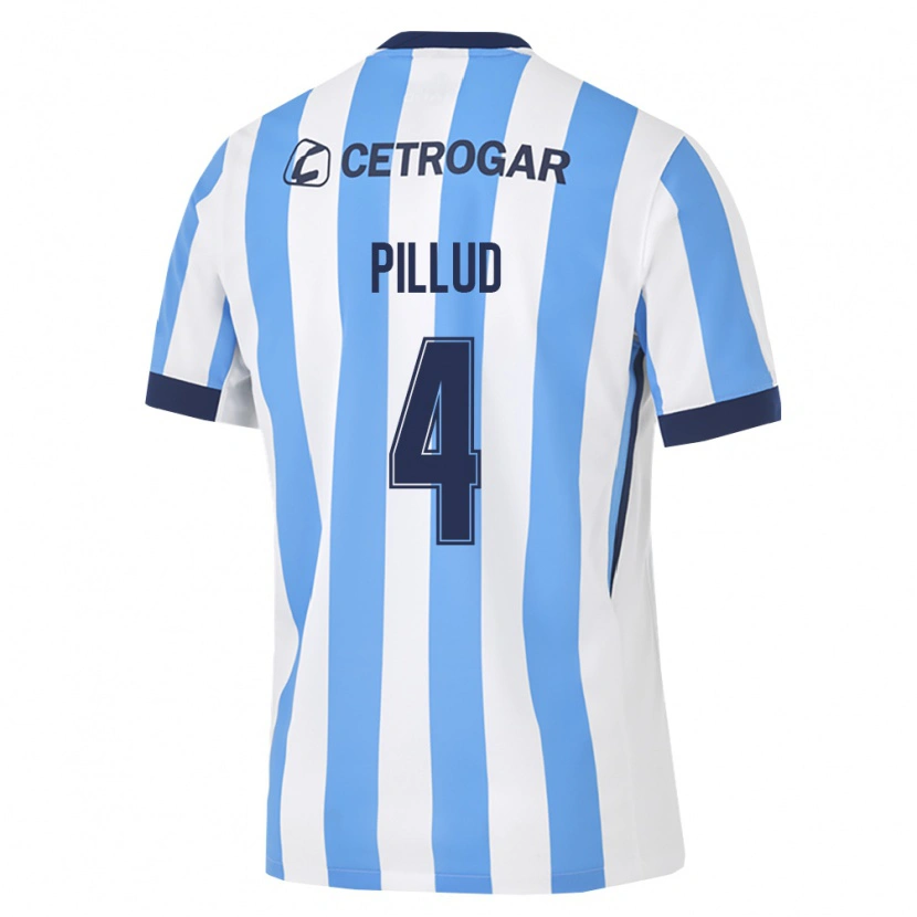 Danxen Heren Ivan Pillud #4 Lichtblauw Wit Zwart Thuisshirt Thuistenue 2026/27 T-Shirt België