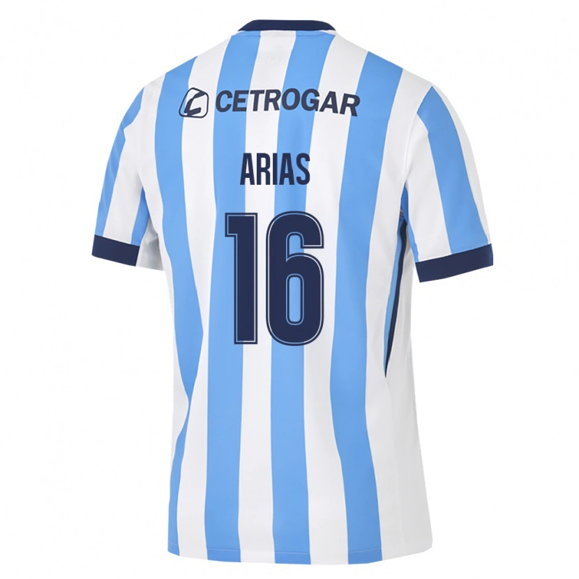 Danxen Heren Jeremías Arias #16 Lichtblauw Wit Zwart Thuisshirt Thuistenue 2026/27 T-Shirt België