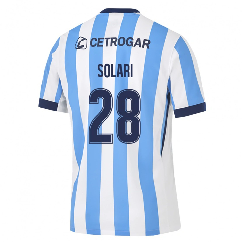 Danxen Heren Santiago Solari #28 Lichtblauw Wit Zwart Thuisshirt Thuistenue 2026/27 T-Shirt België