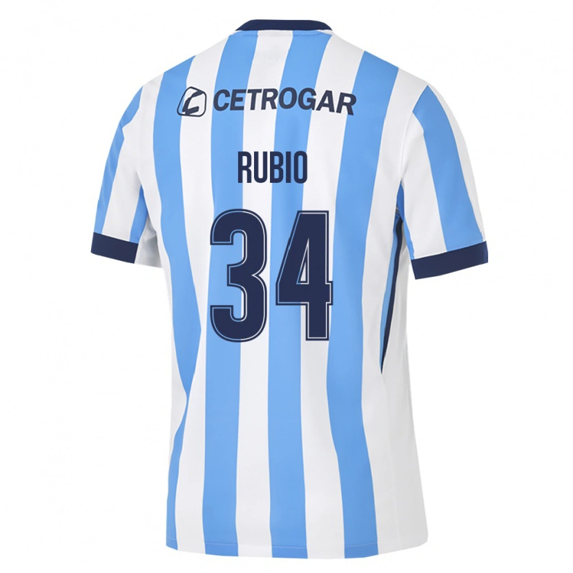 Danxen Heren Tobías Rubio #34 Lichtblauw Wit Zwart Thuisshirt Thuistenue 2026/27 T-Shirt België