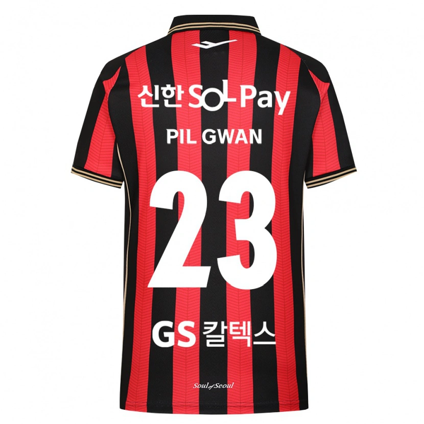 Danxen Heren Pil-Gwan Ko #23 Rood Wit Zwart Thuisshirt Thuistenue 2026/27 T-Shirt België