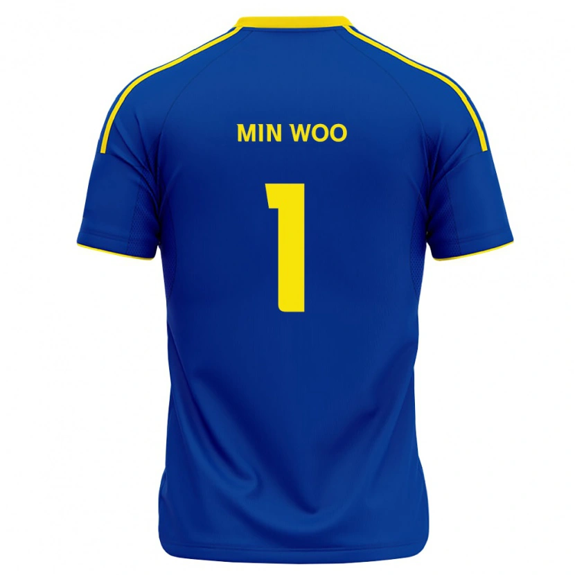 Danxen Heren Min-Woo Jo #1 Koninklijk Blauw Geel Thuisshirt Thuistenue 2026/27 T-Shirt België