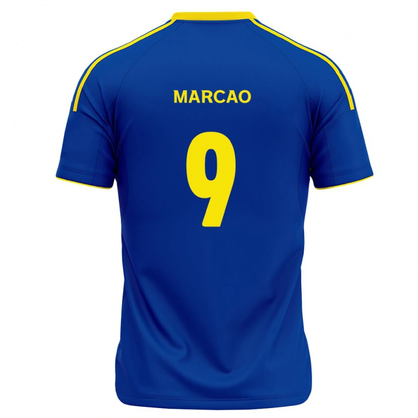 Danxen Heren Marcos Vinicius Amaral Alves #9 Koninklijk Blauw Geel Thuisshirt Thuistenue 2026/27 T-Shirt België
