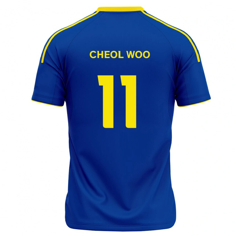 Danxen Heren Cheol-Woo Ahn #11 Koninklijk Blauw Geel Thuisshirt Thuistenue 2026/27 T-Shirt België