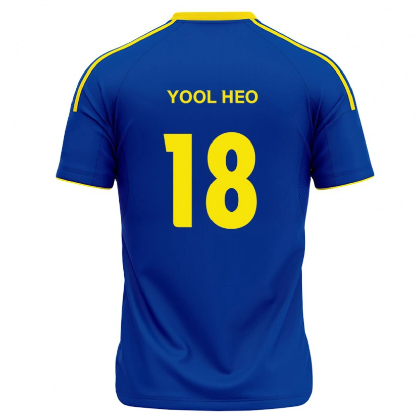Danxen Heren Yool Heo #18 Koninklijk Blauw Geel Thuisshirt Thuistenue 2026/27 T-Shirt België