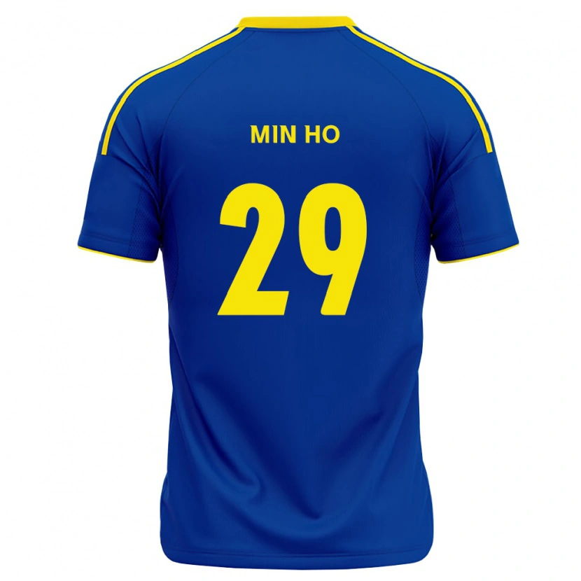Danxen Heren Min-Ho Yeo #29 Koninklijk Blauw Geel Thuisshirt Thuistenue 2026/27 T-Shirt België