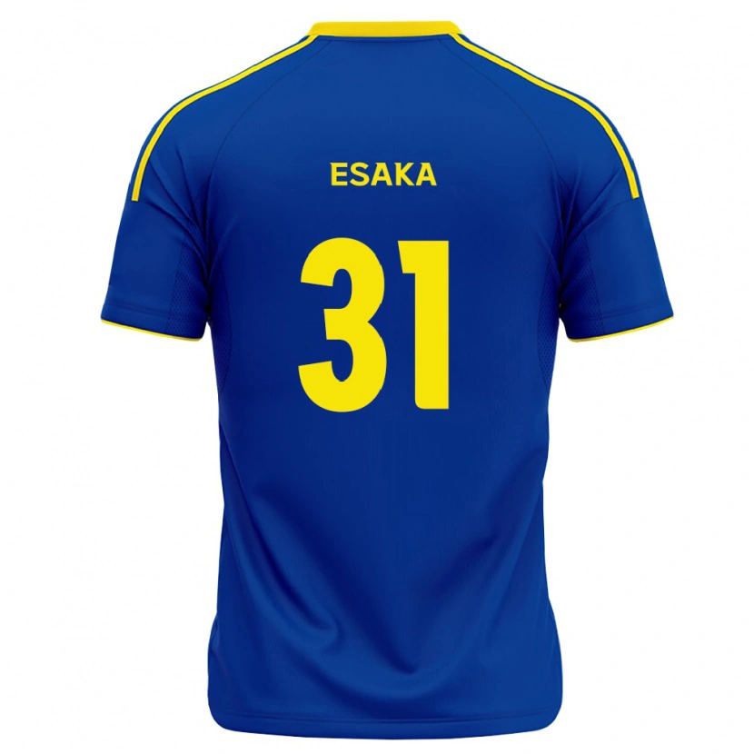 Danxen Heren Ataru Esaka #31 Koninklijk Blauw Geel Thuisshirt Thuistenue 2026/27 T-Shirt België