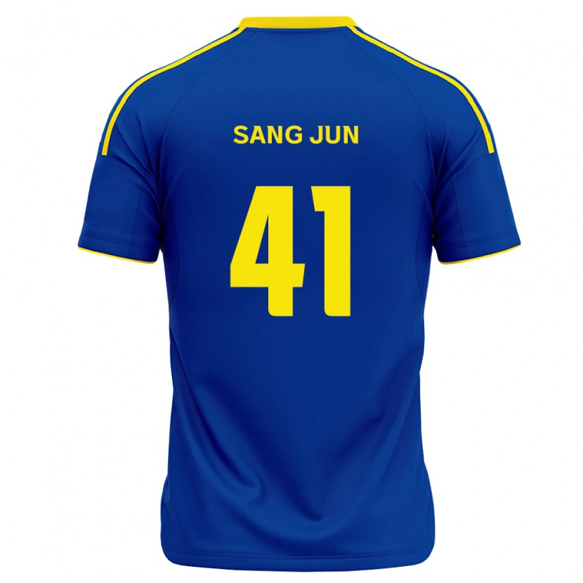 Danxen Heren Sang-Jun Park #41 Koninklijk Blauw Geel Thuisshirt Thuistenue 2026/27 T-Shirt België