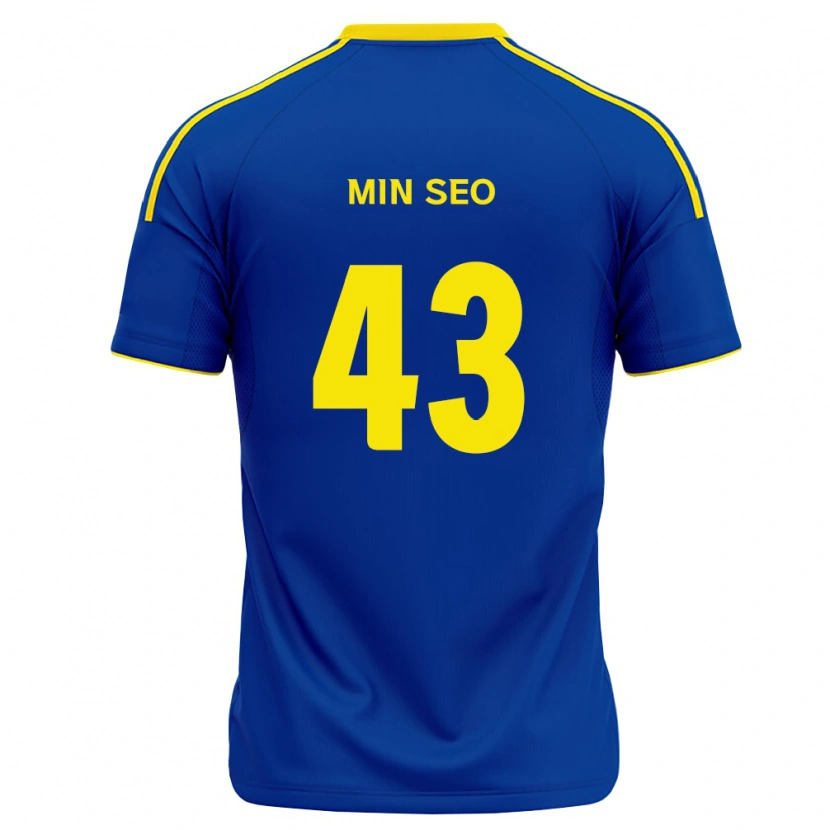 Danxen Heren Min-Seo Jo #43 Koninklijk Blauw Geel Thuisshirt Thuistenue 2026/27 T-Shirt België