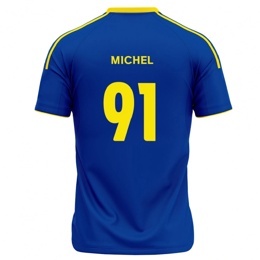 Danxen Heren Benji Michel #91 Koninklijk Blauw Geel Thuisshirt Thuistenue 2026/27 T-Shirt België