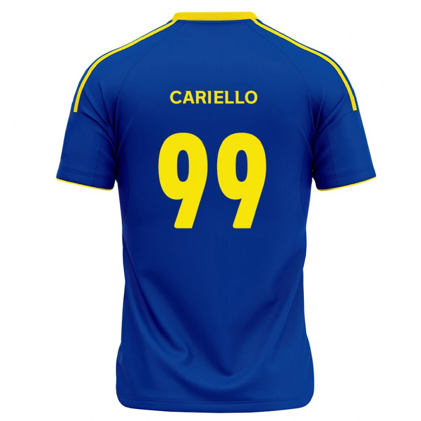 Danxen Heren Yago Cariello #99 Koninklijk Blauw Geel Thuisshirt Thuistenue 2026/27 T-Shirt België