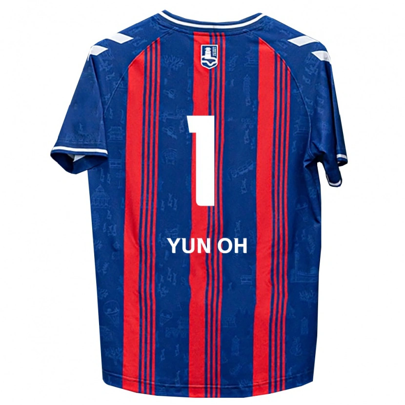 Danxen Heren Yun-Oh Lee #1 Blauw Rood Wit Thuisshirt Thuistenue 2026/27 T-Shirt België