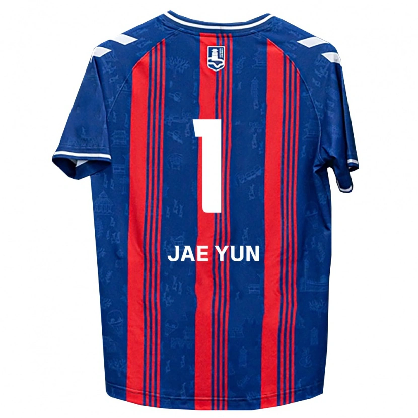 Danxen Heren Jae-Yun Hwang #1 Blauw Rood Wit Thuisshirt Thuistenue 2026/27 T-Shirt België
