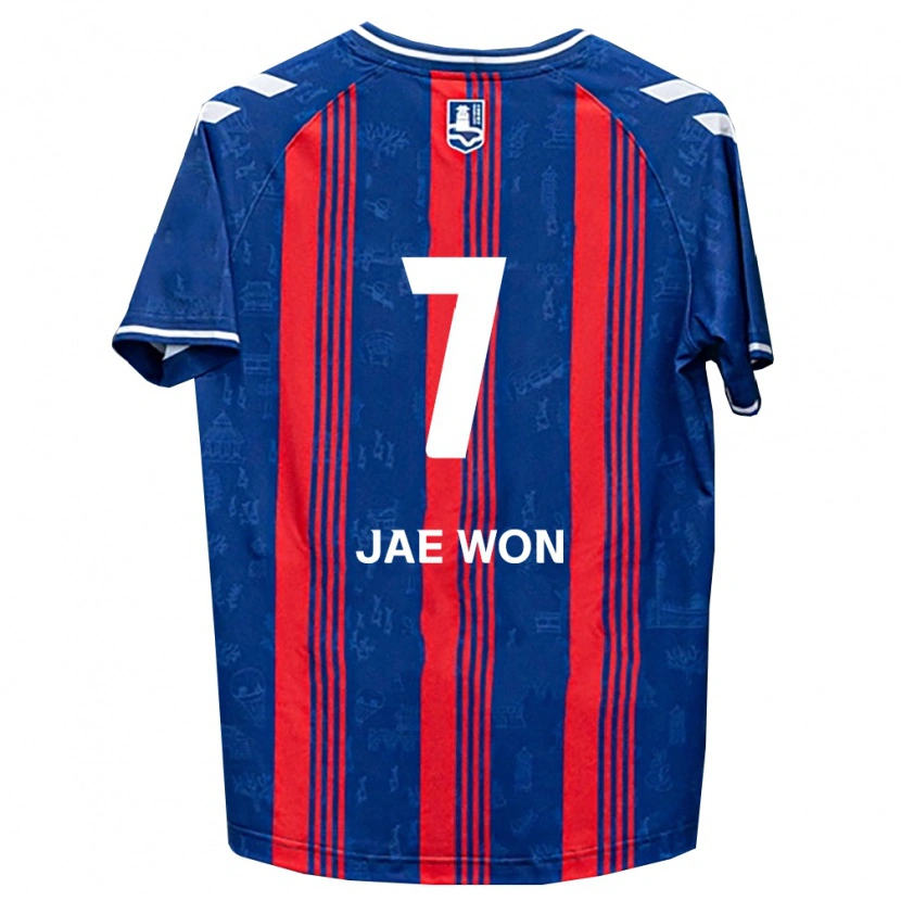 Danxen Heren Jae-Won Lee #7 Blauw Rood Wit Thuisshirt Thuistenue 2026/27 T-Shirt België