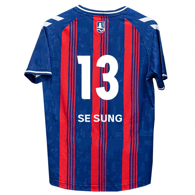 Danxen Heren Se-Sung Lee #13 Blauw Rood Wit Thuisshirt Thuistenue 2026/27 T-Shirt België