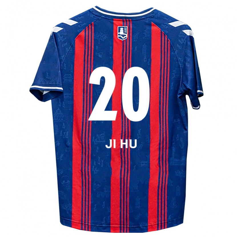 Danxen Heren Ji-Hu Lee #20 Blauw Rood Wit Thuisshirt Thuistenue 2026/27 T-Shirt België