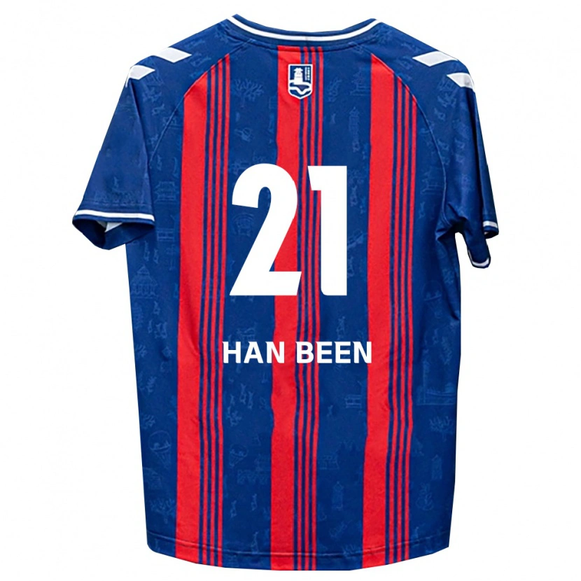 Danxen Heren Han-Been Yang #21 Blauw Rood Wit Thuisshirt Thuistenue 2026/27 T-Shirt België