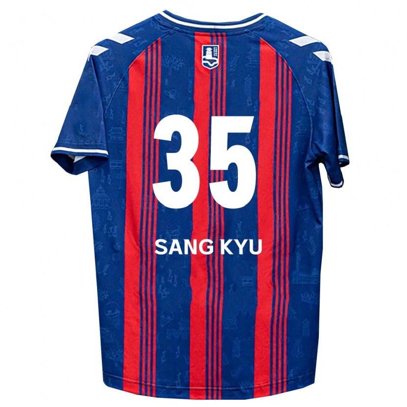 Danxen Heren Sang-Kyu Han #35 Blauw Rood Wit Thuisshirt Thuistenue 2026/27 T-Shirt België