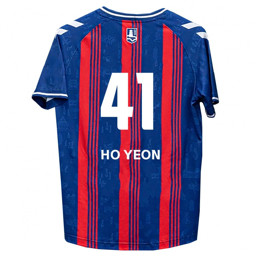 Danxen Heren Ho-Yeon Joo #41 Blauw Rood Wit Thuisshirt Thuistenue 2026/27 T-Shirt België