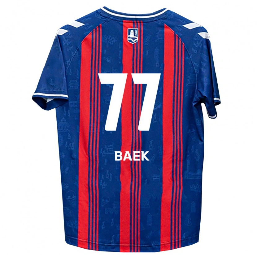 Danxen Heren Kyeong Baek #77 Blauw Rood Wit Thuisshirt Thuistenue 2026/27 T-Shirt België