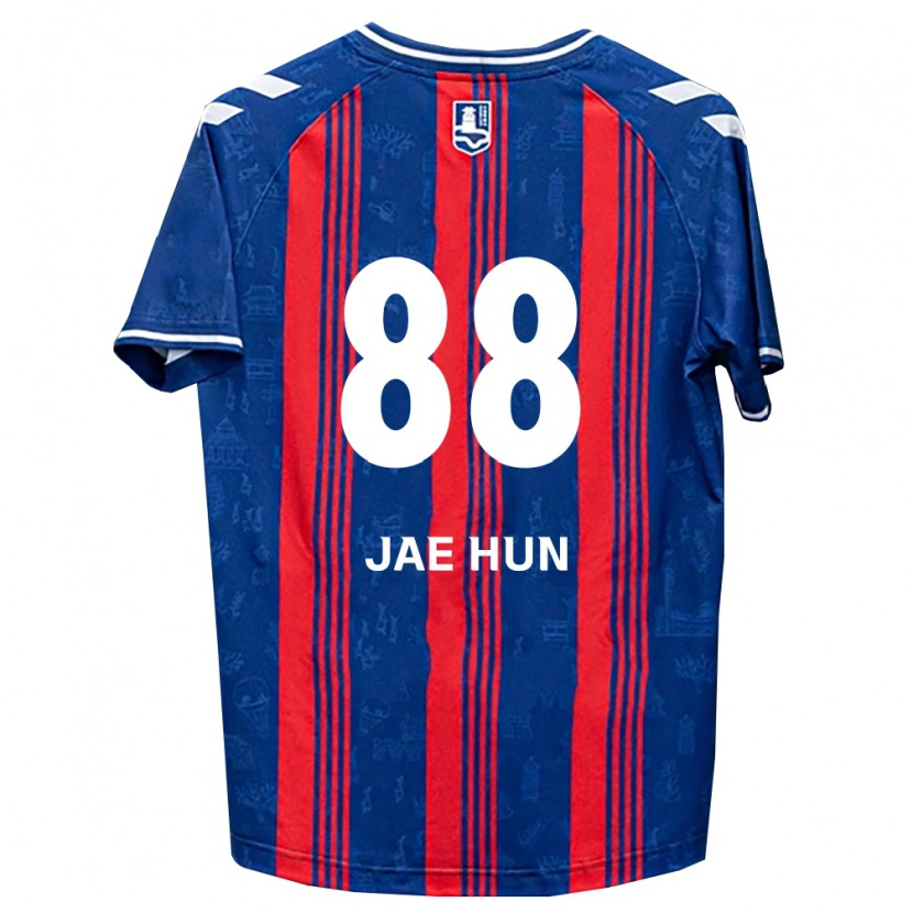 Danxen Heren Jae-Hun Park #88 Blauw Rood Wit Thuisshirt Thuistenue 2026/27 T-Shirt België