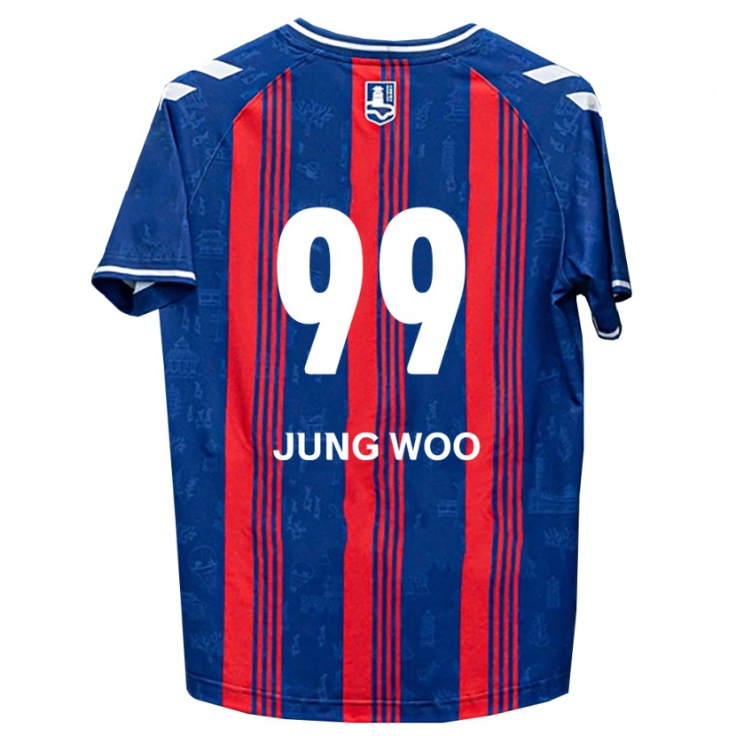 Danxen Heren Jung-Woo Ha #99 Blauw Rood Wit Thuisshirt Thuistenue 2026/27 T-Shirt België