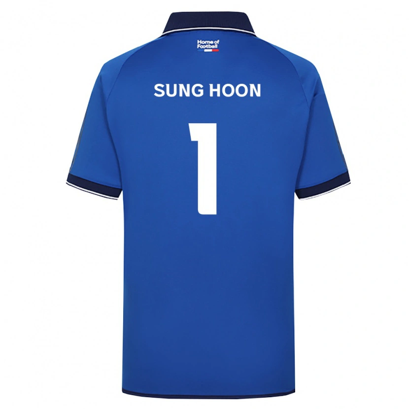 Danxen Heren Sung-Hoon Cho #1 Koninklijk Blauw Wit Rood Thuisshirt Thuistenue 2026/27 T-Shirt België
