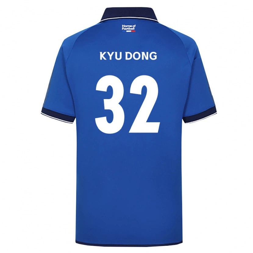 Danxen Heren Kyu-Dong Lee #32 Koninklijk Blauw Wit Rood Thuisshirt Thuistenue 2026/27 T-Shirt België