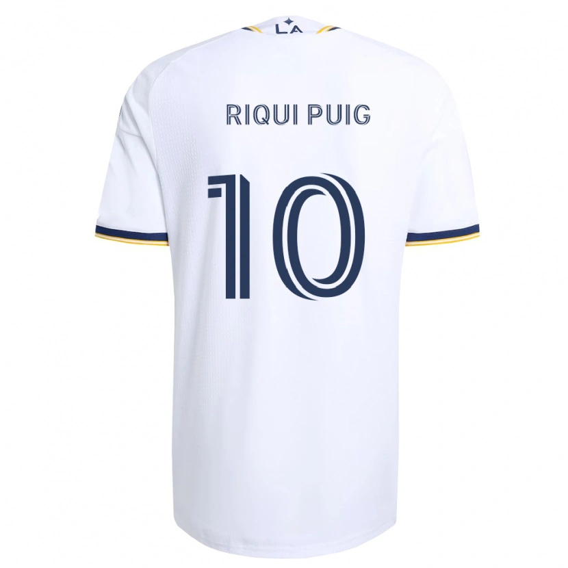 Danxen Heren Riqui Puig #10 Blauw Geel En Wit Thuisshirt Thuistenue 2026/27 T-Shirt België