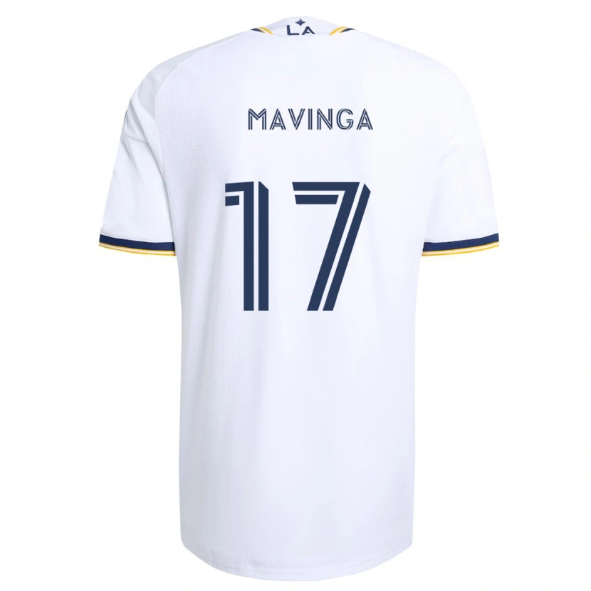 Danxen Heren Chris Mavinga #17 Blauw Geel En Wit Thuisshirt Thuistenue 2026/27 T-Shirt België