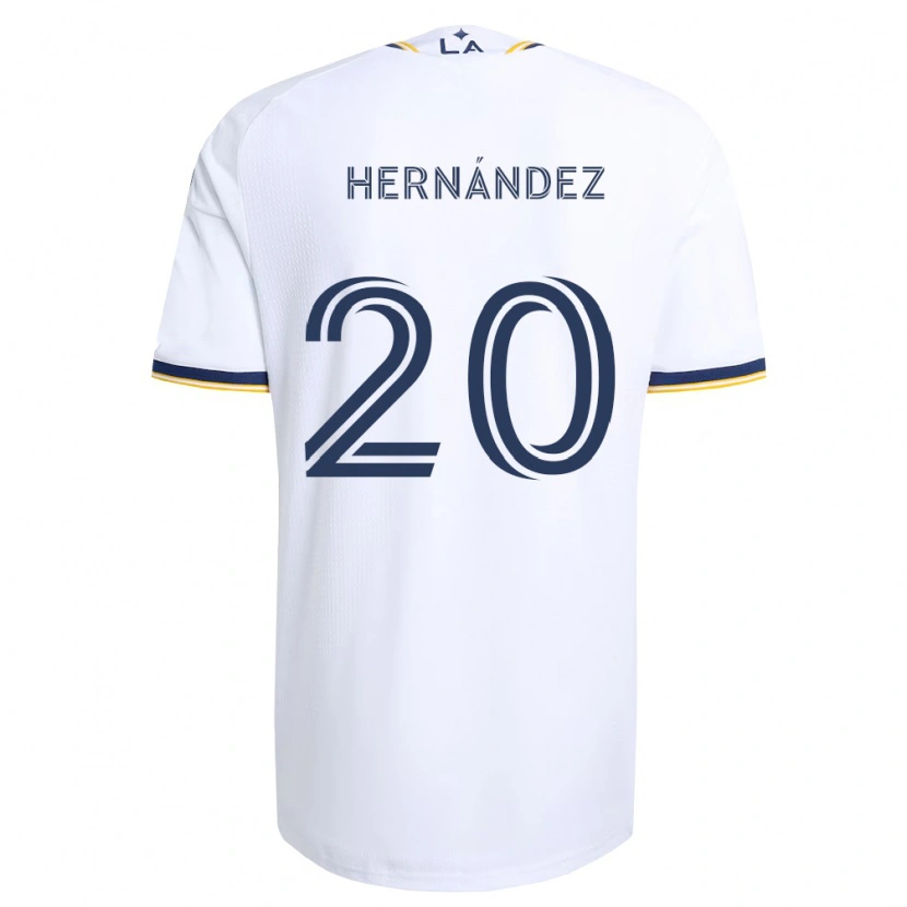 Danxen Heren Roberto Hernández #20 Blauw Geel En Wit Thuisshirt Thuistenue 2026/27 T-Shirt België
