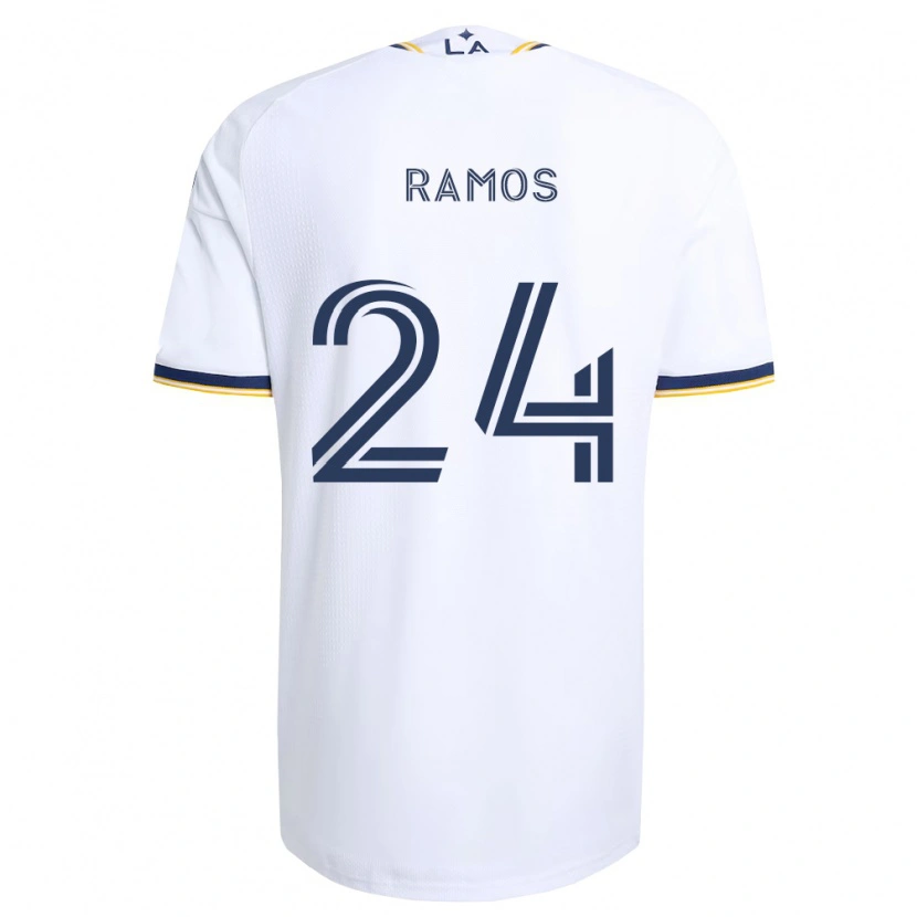 Danxen Heren Rubén Ramos #24 Blauw Geel En Wit Thuisshirt Thuistenue 2026/27 T-Shirt België
