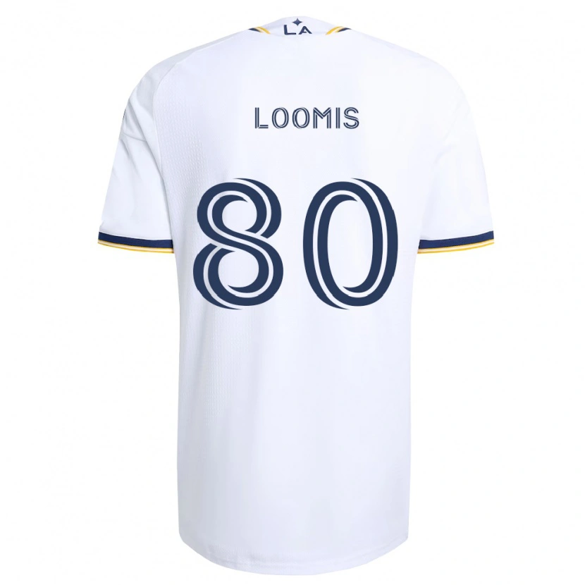Danxen Heren Ethan Loomis #80 Blauw Geel En Wit Thuisshirt Thuistenue 2026/27 T-Shirt België