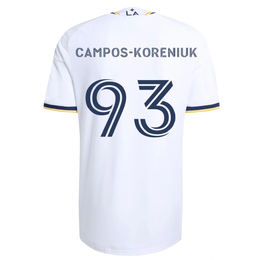 Danxen Heren K Campos-Koreniuk #93 Blauw Geel En Wit Thuisshirt Thuistenue 2026/27 T-Shirt België