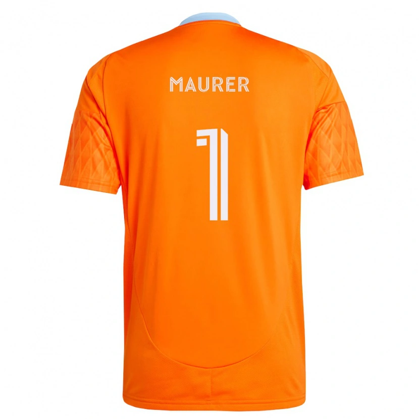 Danxen Heren Jimmy Maurer #1 Oranje Wit Thuisshirt Thuistenue 2026/27 T-Shirt België
