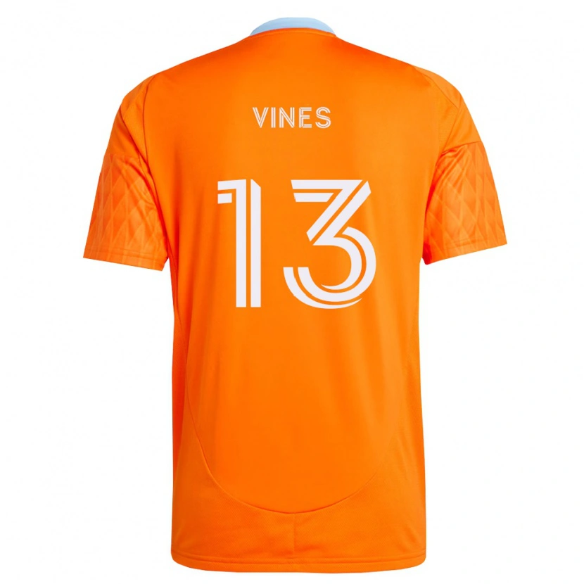 Danxen Heren Sam Vines #13 Oranje Wit Thuisshirt Thuistenue 2026/27 T-Shirt België