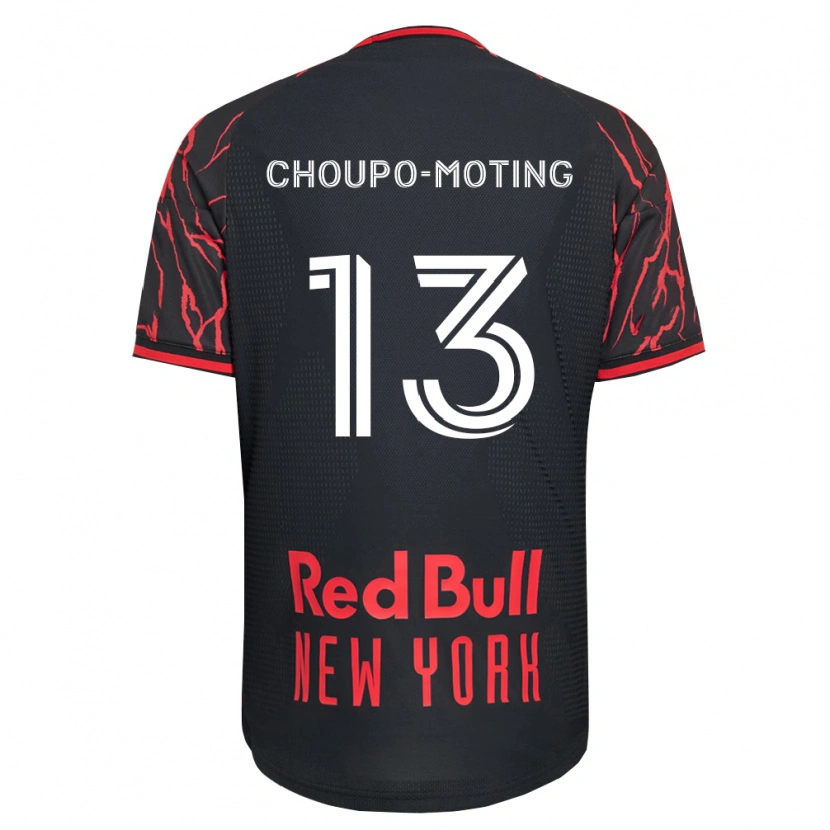 Danxen Heren Eric-Maxim Choupo-Moting #13 Rood Zwart Wit Thuisshirt Thuistenue 2026/27 T-Shirt België