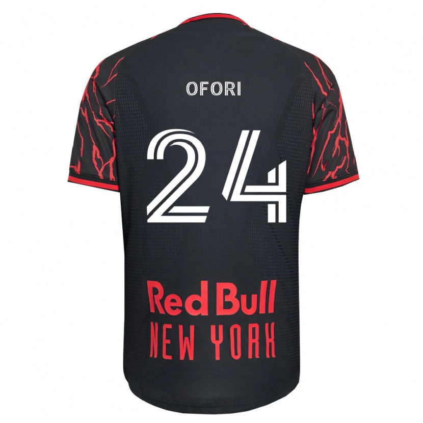 Danxen Heren Curtis Ofori #24 Rood Zwart Wit Thuisshirt Thuistenue 2026/27 T-Shirt België
