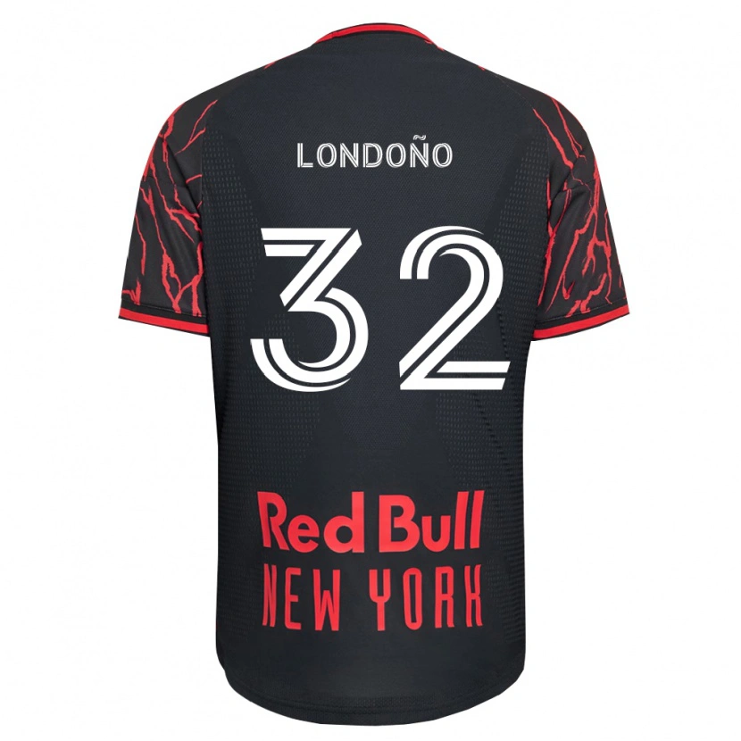 Danxen Heren Erick Londoño #32 Rood Zwart Wit Thuisshirt Thuistenue 2026/27 T-Shirt België