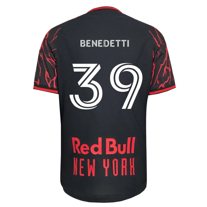 Danxen Heren Nehuén Benedetti #39 Rood Zwart Wit Thuisshirt Thuistenue 2026/27 T-Shirt België
