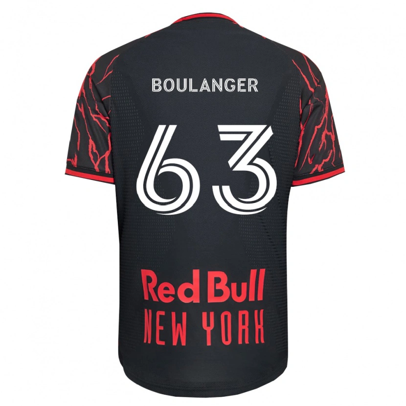 Danxen Heren Brady Boulanger #63 Rood Zwart Wit Thuisshirt Thuistenue 2026/27 T-Shirt België
