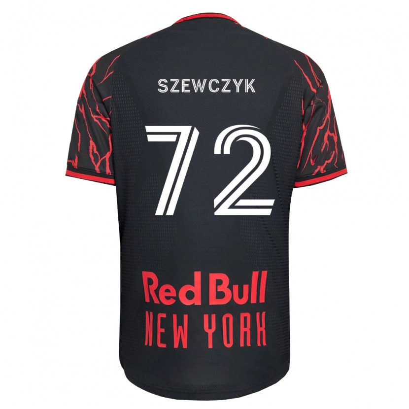 Danxen Heren Tobias Szewczyk #72 Rood Zwart Wit Thuisshirt Thuistenue 2026/27 T-Shirt België