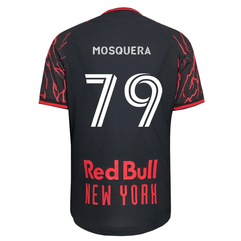 Danxen Heren Rafael Mosquera #79 Rood Zwart Wit Thuisshirt Thuistenue 2026/27 T-Shirt België