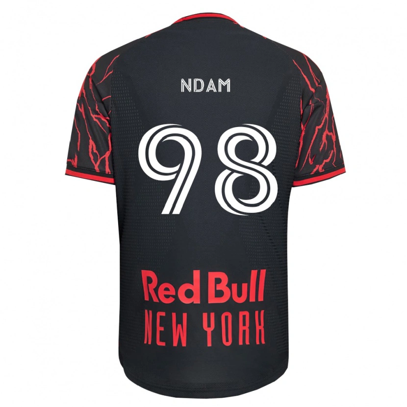 Danxen Heren Hassan Ndam #98 Rood Zwart Wit Thuisshirt Thuistenue 2026/27 T-Shirt België