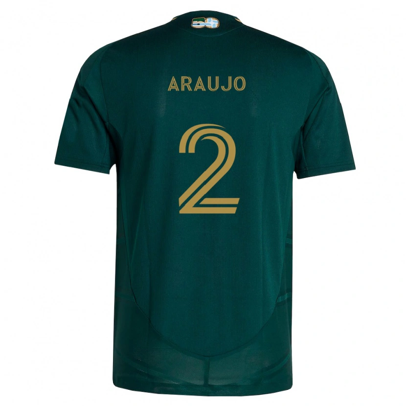 Danxen Heren Miguel Araujo #2 Donkergroen Bruin Thuisshirt Thuistenue 2026/27 T-Shirt België