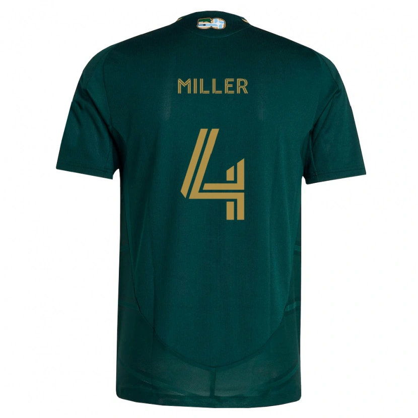 Danxen Heren Kamal Miller #4 Donkergroen Bruin Thuisshirt Thuistenue 2026/27 T-Shirt België