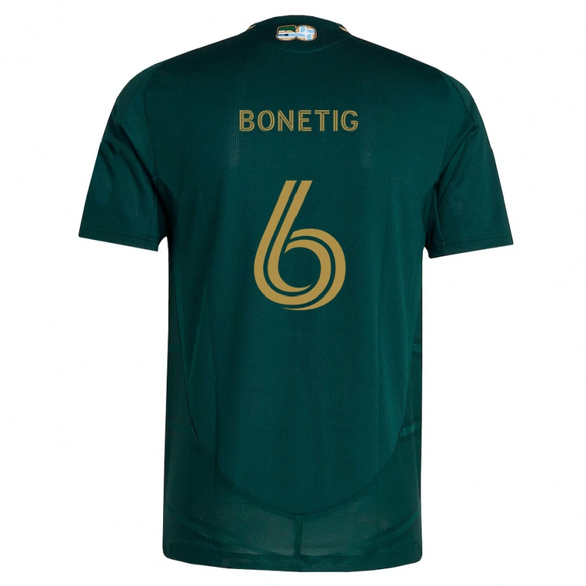 Danxen Heren Alex Bonetig #6 Donkergroen Bruin Thuisshirt Thuistenue 2026/27 T-Shirt België